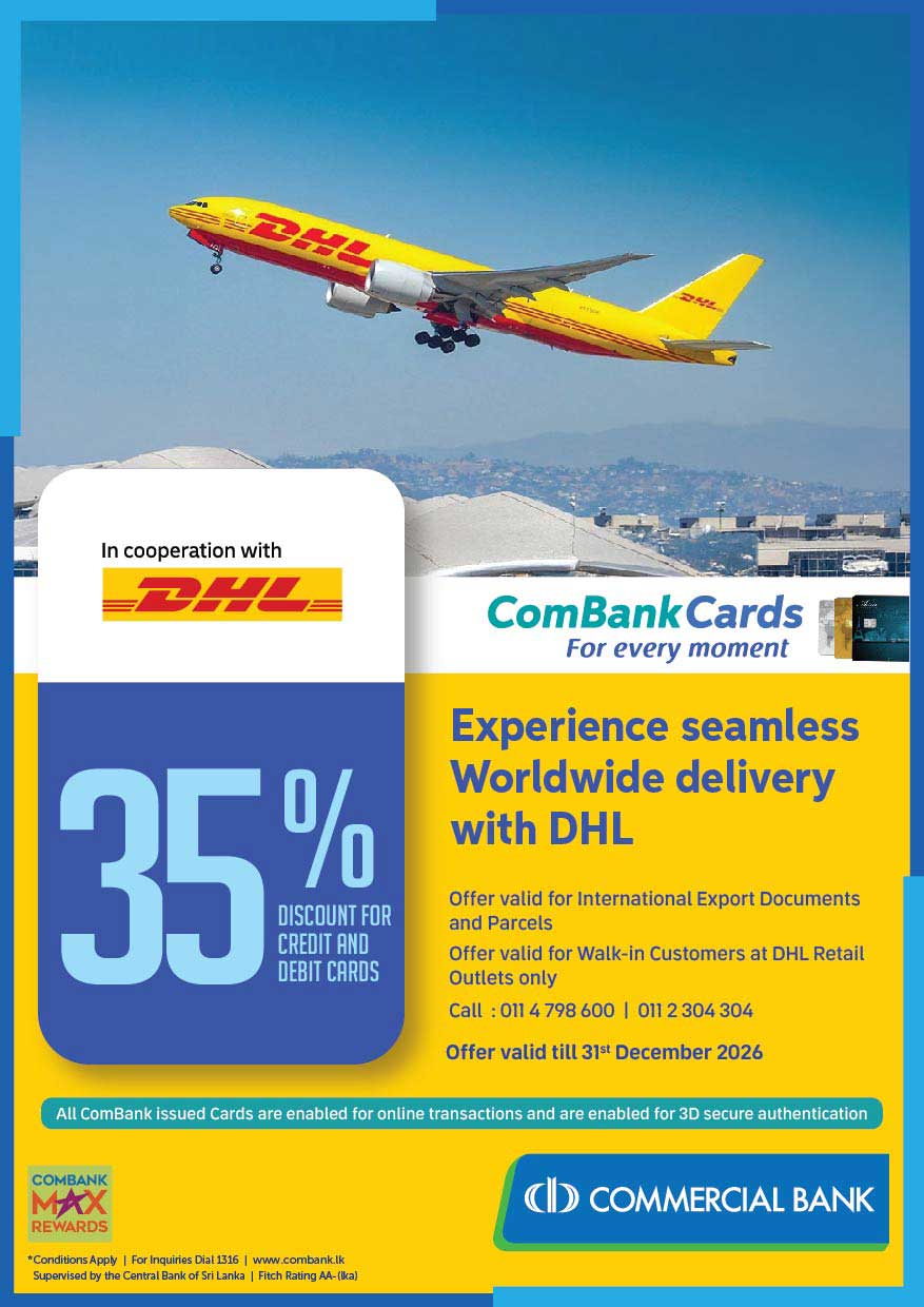 Up to 35% Off DHL Worldwide Delivery with ComBank Cards promotional image